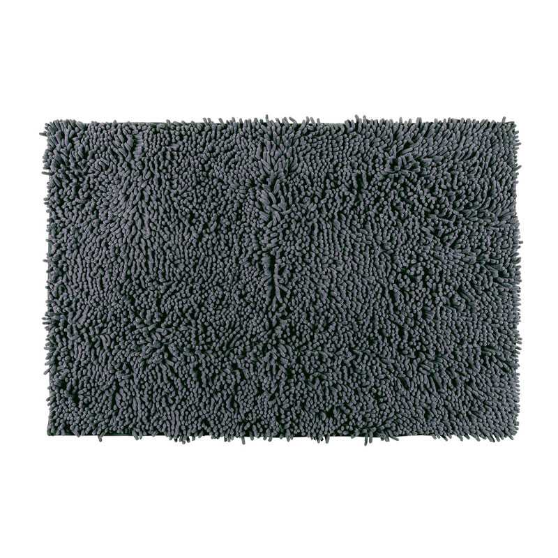 Tapis de bain Chenille 50x80cm mouse grey - WENKO