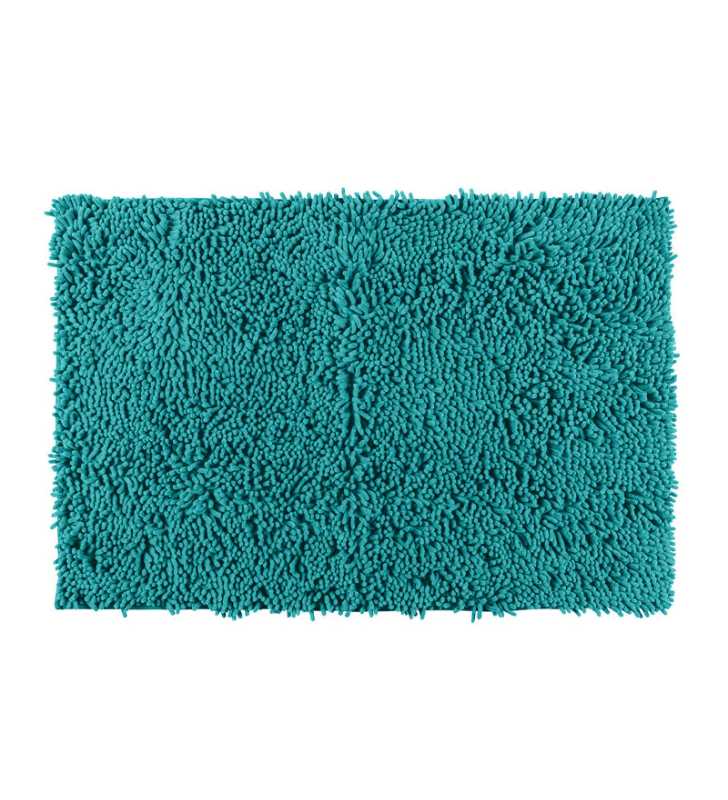 Tapis de bain Chenille 50x80cm verte - WENKO