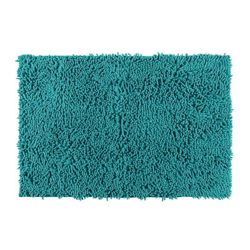 Tapis de bain Chenille 50x80cm verte - WENKO