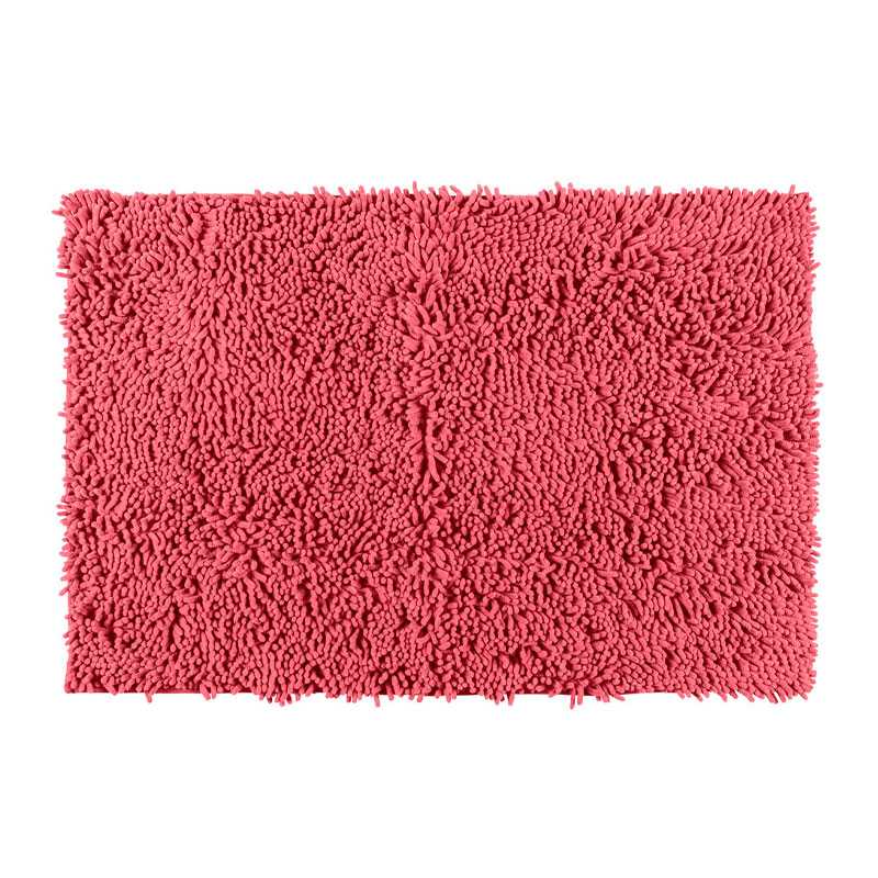 Tapis de bain Chenille 50x80cm coral - WENKO