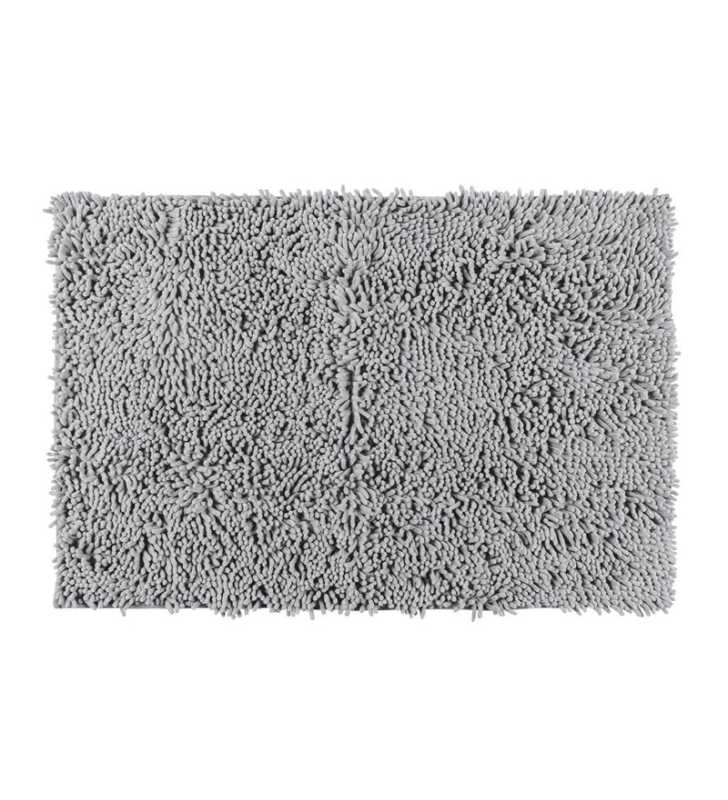 Tapis de bain Chenille 50x80 gris clair - WENKO