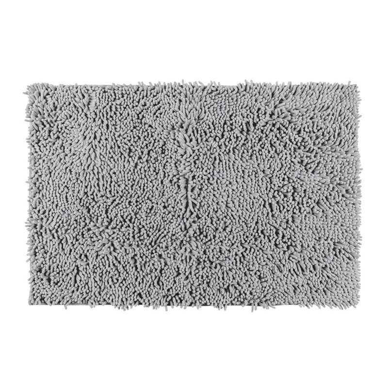 Tapis de bain Chenille 50x80 gris clair - WENKO