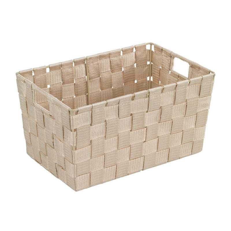 Corbeille SDB Adria S beige Plastique - 30x20x15 cm - WENKO