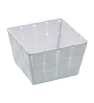 Corbeille SDB Adria mini square blanc - Plastique - PP - 14x14x9 cm - WENKO