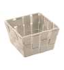 Corbeille SDB Adria mini square beige - Plastique - PP - 14x14x9 cm - WENKO