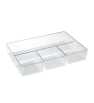 Organiseur maquillage 4 compartiments Transparent  - WENKO