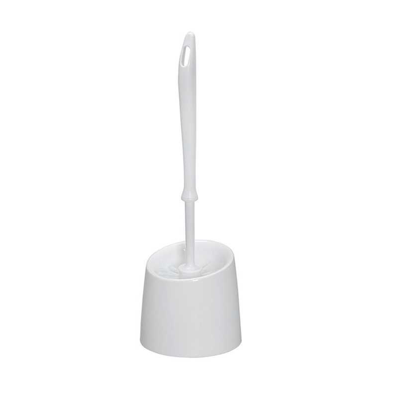 Brosse WC blanc - en matière synthétique - WENKO