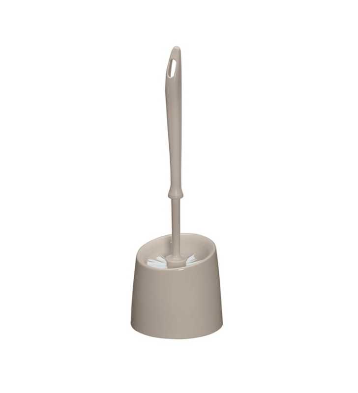 Brosse WC taupe - en matière synthétique - WENKO