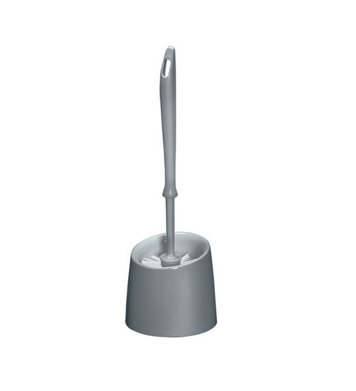 Brosse WC gris - en matière synthétique - WENKO