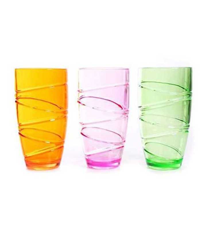 Coffret de 3 verres en polycarbonate 500 ml