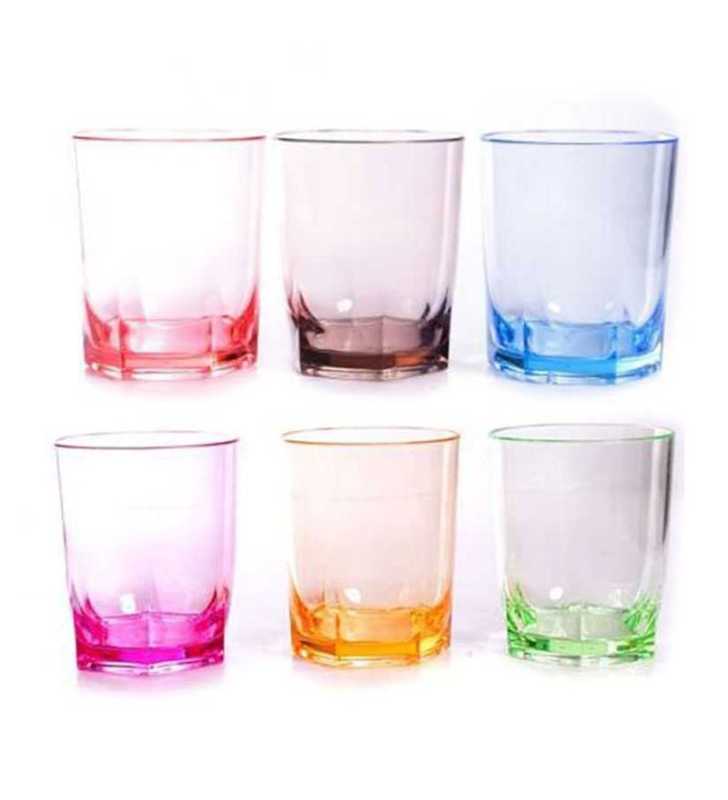 Coffret de 6 verres en polycarbonate 300 ml