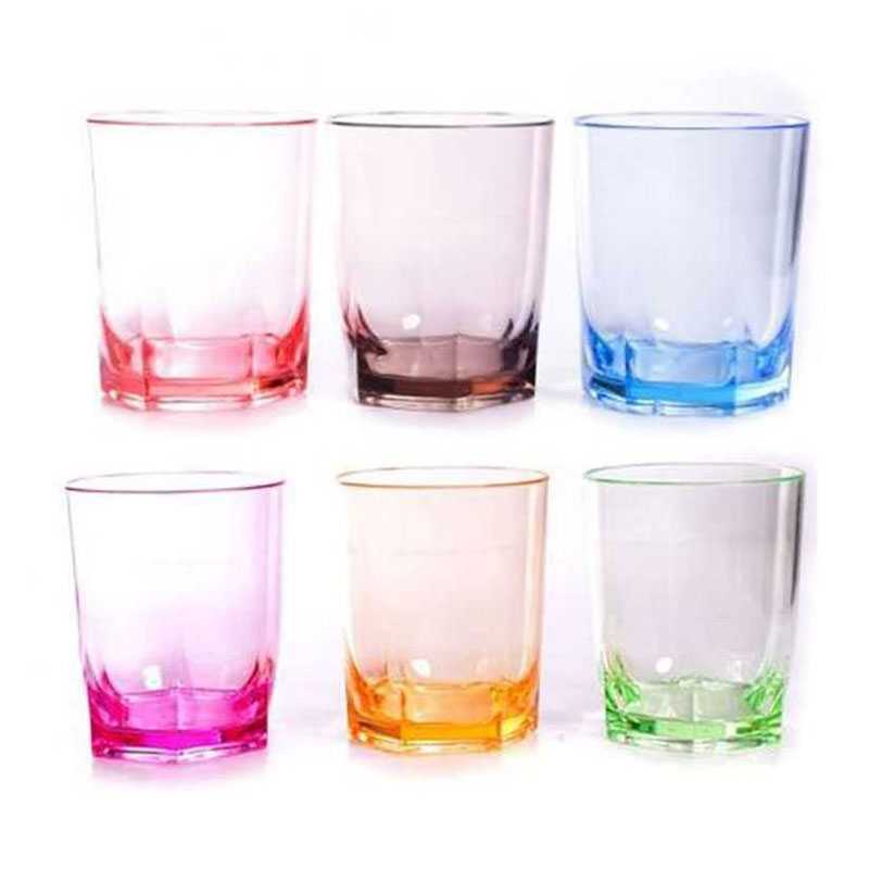 Coffret de 6 verres en polycarbonate 300 ml