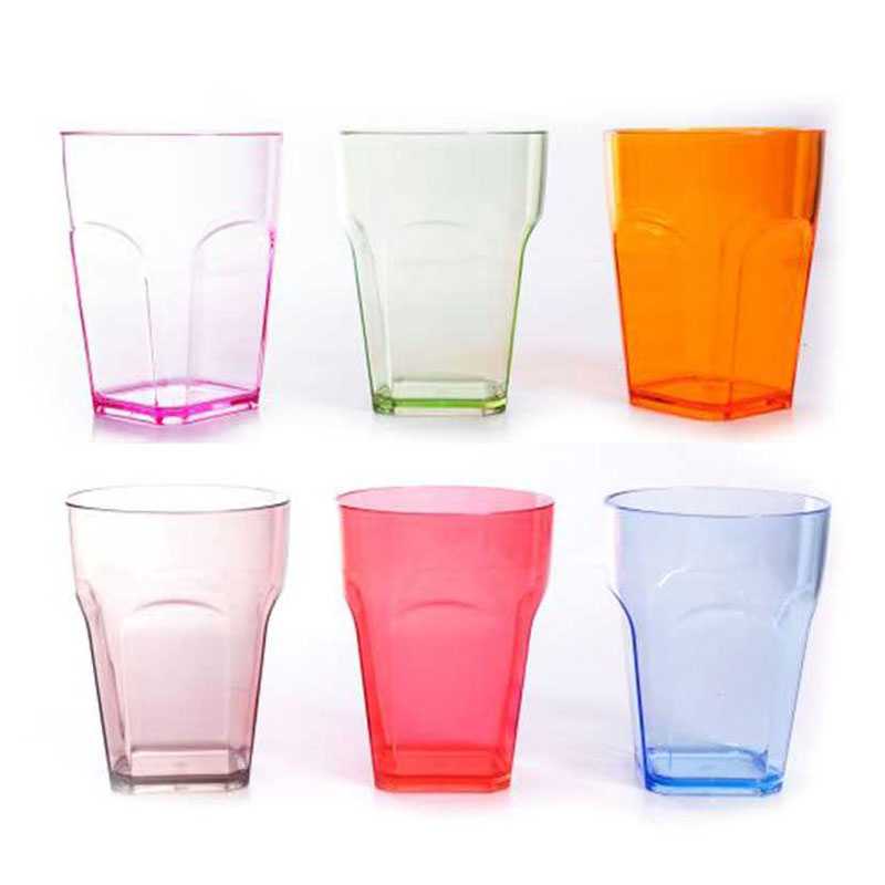 Coffret de 6 verres en polycarbonate 300 ml