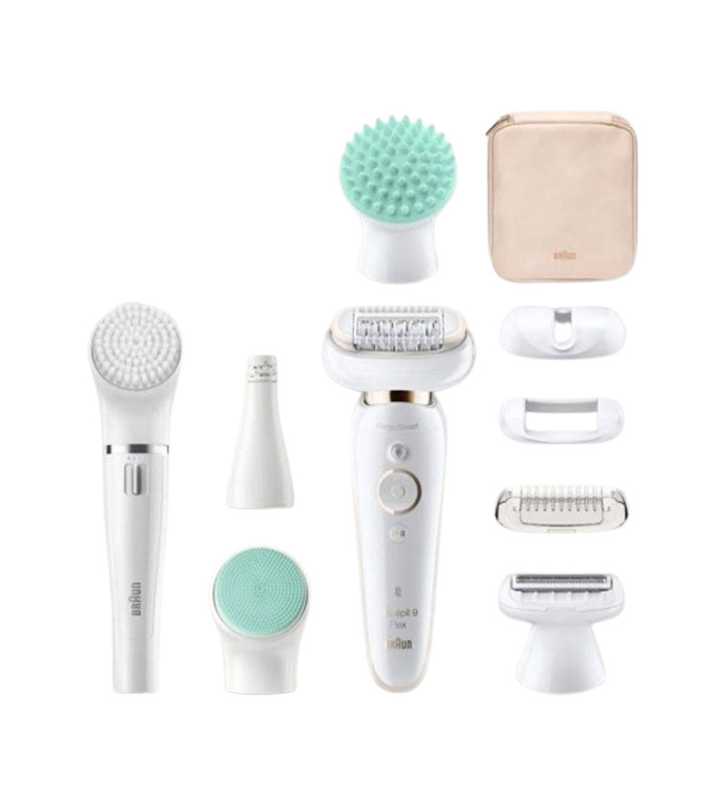 Épilateur Silk-Épil 9 Beauty Set Avec Technologie Wet & Dry Et 8 Accessoires Dont Facespa BRAUN