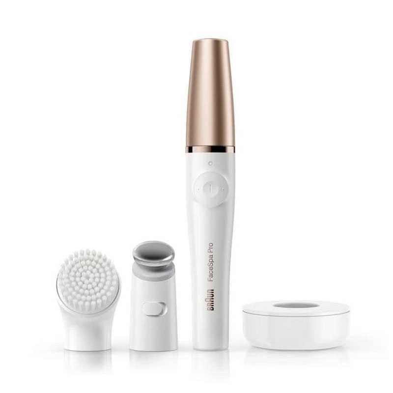 Facespa Pro 911 Épilateur Visage Blanc Bronze Avec 3 Accessoires BRAUN