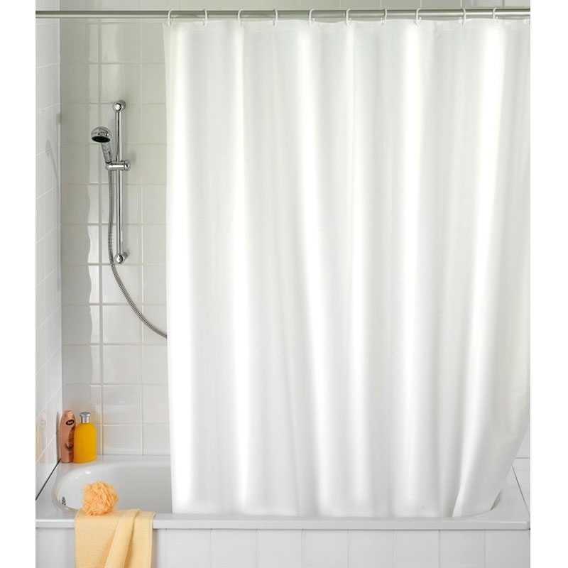 Rideau de douche 120x200 blanc PEVA - WENKO