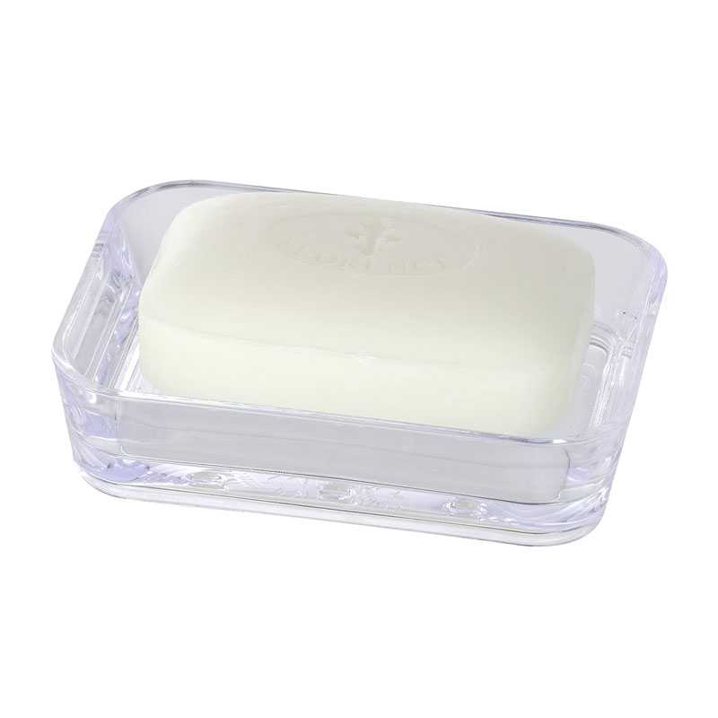 Porte savon Candy transparent-Plastique - PS - WENKO