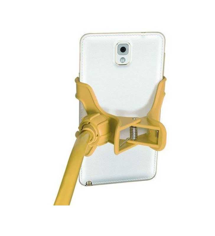 Support Universel Flexible Pour Smartphone Jaune