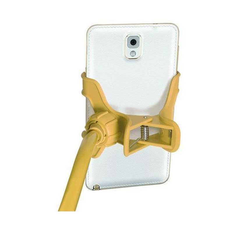 Support Universel Flexible Pour Smartphone Jaune