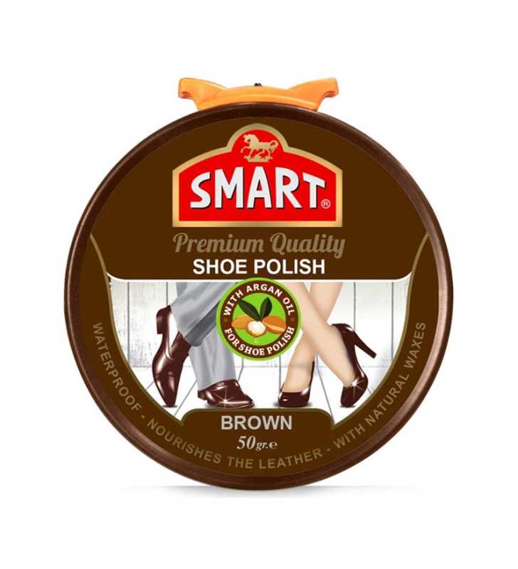 Cirage à chaussure en pâte marron 50ml SMART