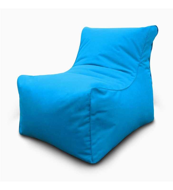 Pouffy Pouf fauteuil Prince xxl - 60 L x 75 P x 70 H - Turquoise