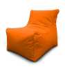 Pouffy Pouf fauteuil Prince XXL : 60 L x 75 P x 70 H - Orange