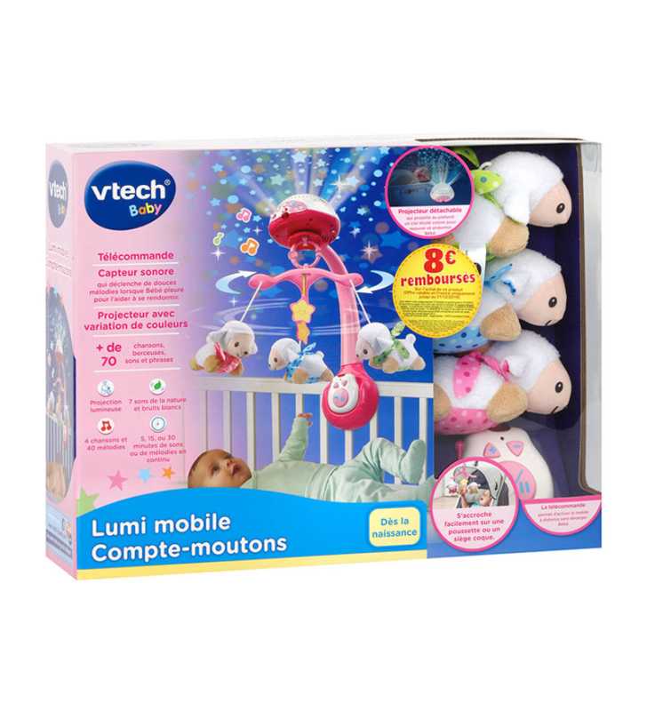 Lumi mobile Compte-moutons rose  VTECH