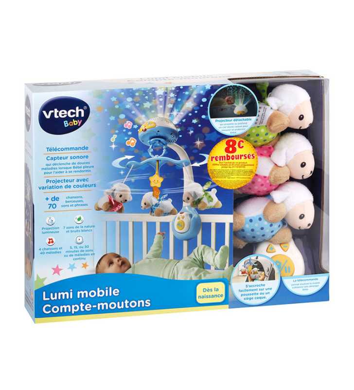 Lumi mobile Compte-moutons bleu  VTECH