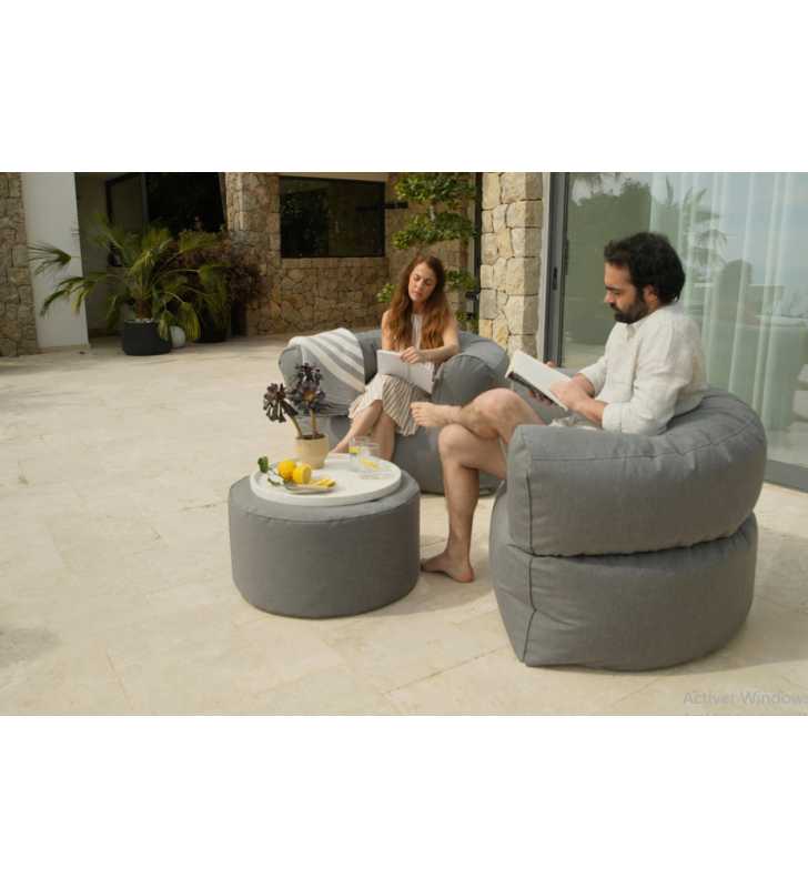 Fauteuil Marbella Gris