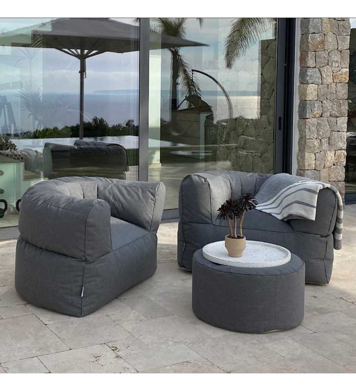 Fauteuil Marbella Gris