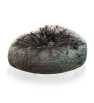 Pouffy Pouf Touareg -100*70 cm - Fourrure court Gris