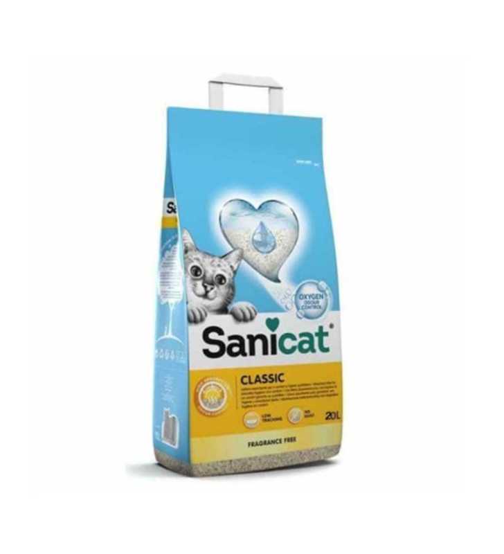 Litière SANICAT CLASSIC OXYGEN 20L