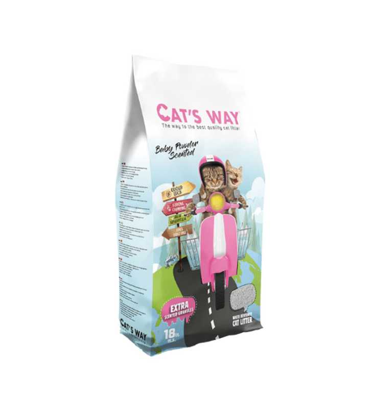 Litière CATSWAY 18L BABY POWDER