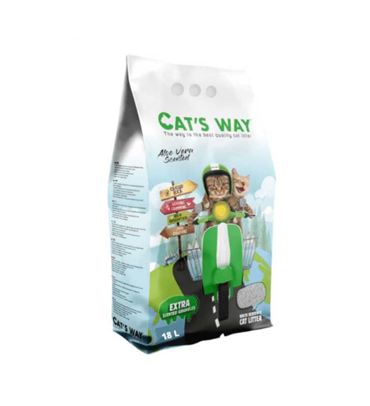 Litière CATSWAY 18L ALOE VERA