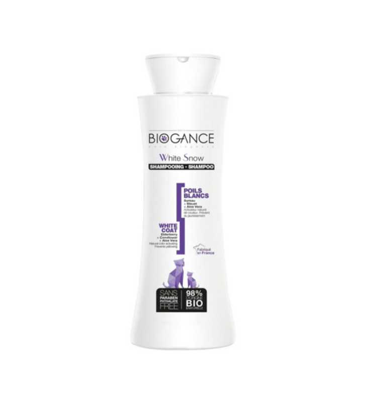 SHAMPOING BIOGANCE Poils Blancs Chat 150ml