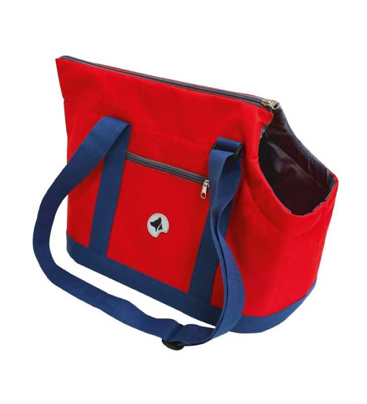 SAC GISELLE BLEU ROUGE 49X23X31cm CROCI