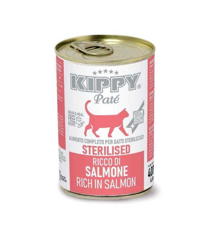 BOITE KIPPY CAT STERILISE SAUMON 400 GR