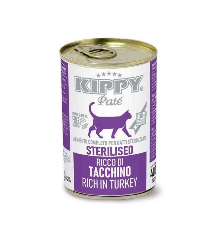 BOITE KIPPY CAT STERILISE DINDE 400 GR