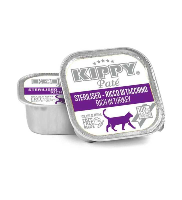 BARQUETTE KIPPY CHAT STERILISE DINDE 90 G