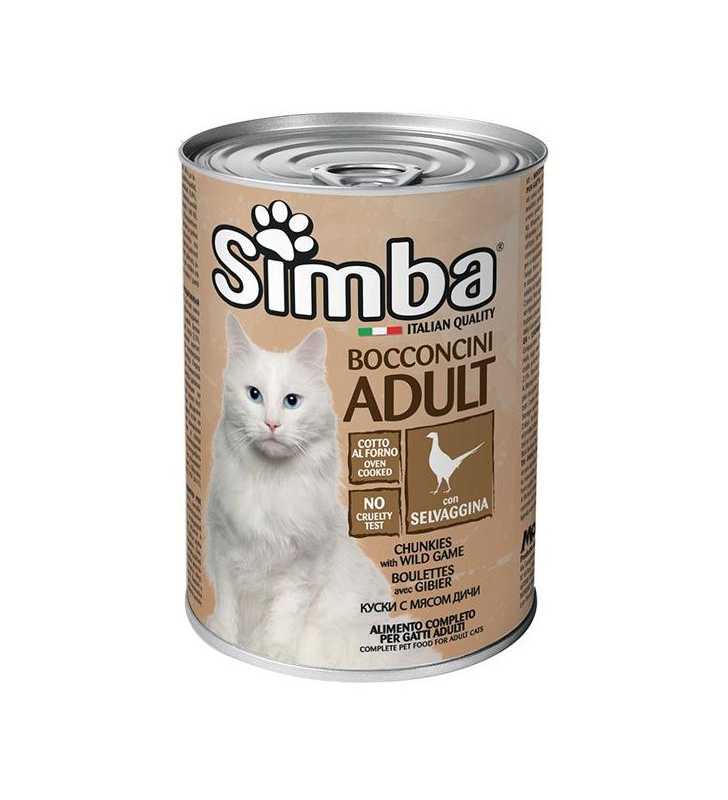 BOITE SIMBA cat WITH WILD GAMES 415 GR