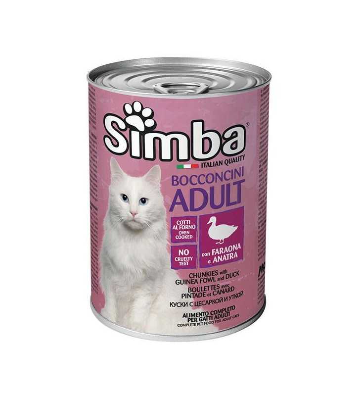 BOITE SIMBA cat WITH FOWL AND DUCK 415 GR