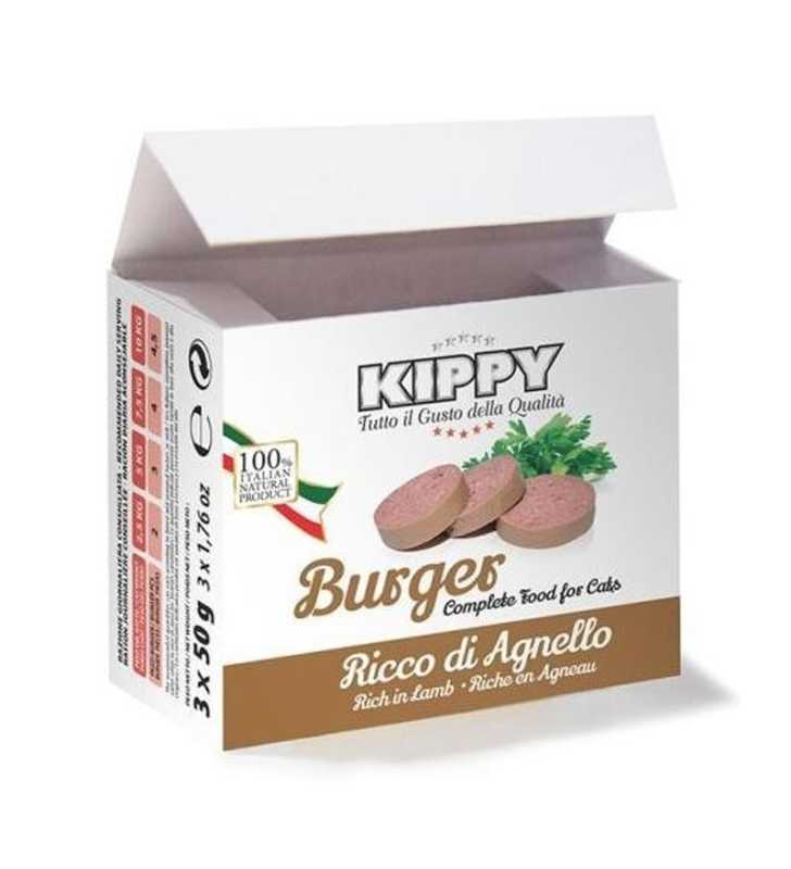 Pâté KIPPY BURGER CAT PATE AGNEAU  3 X 50GR