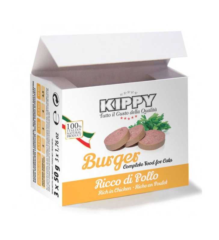 Pâté KIPPY BURGER CAT PATE POULET  3 X 50GR