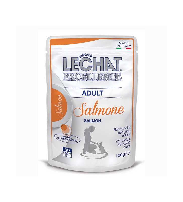 POCHON LECHAT ADULT SAUMON 100G