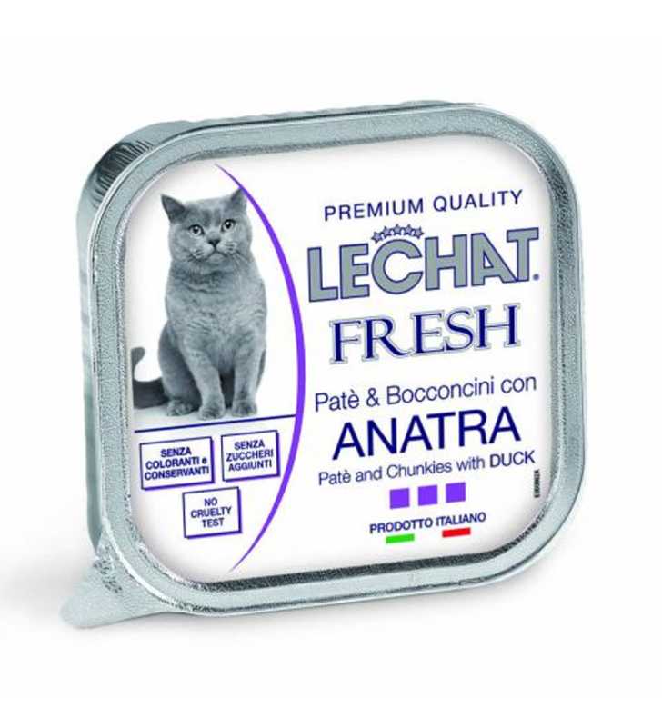 BARQUETTE LECHAT FRESH CANARD 100GR