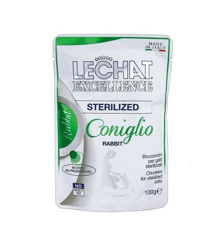 POCHON LECHAT STERILISE LAPIN 100G