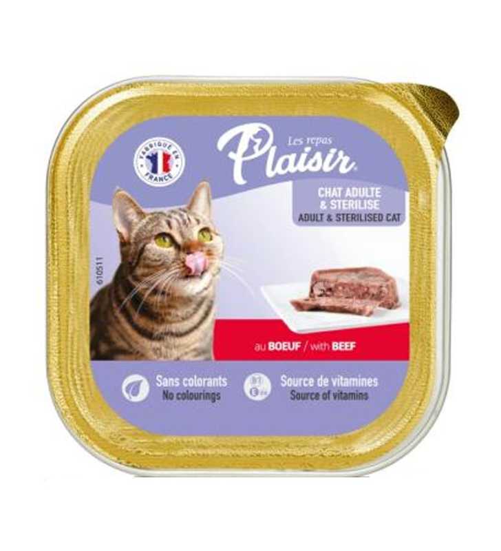 BARQUETTE PLAISIR PATE BŒUF 100 GR