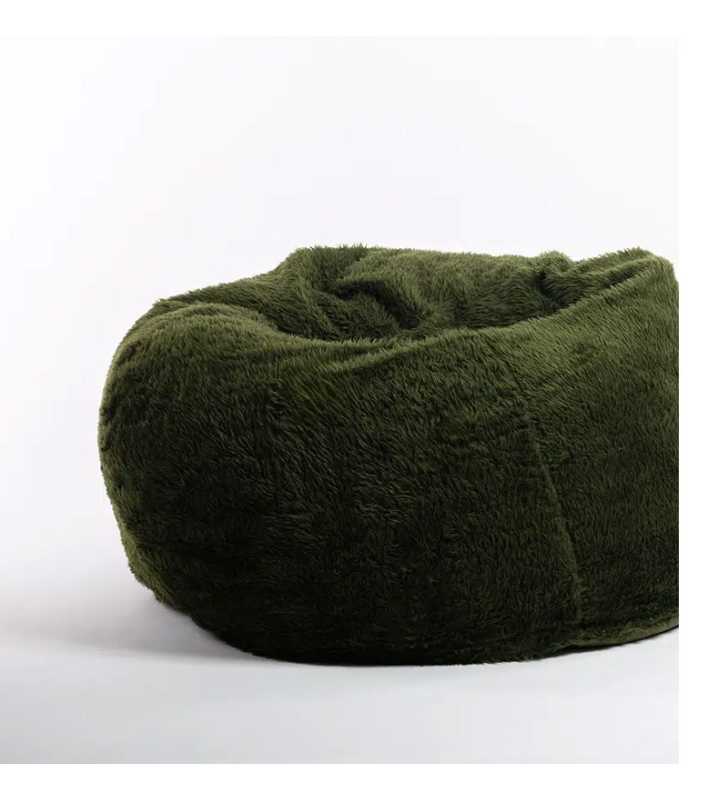 POUF TOUAREG FOURRURE COURT 100*70 cm