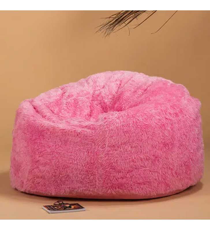 POUF TOUAREG FOURRURE COURT 100*70 cm