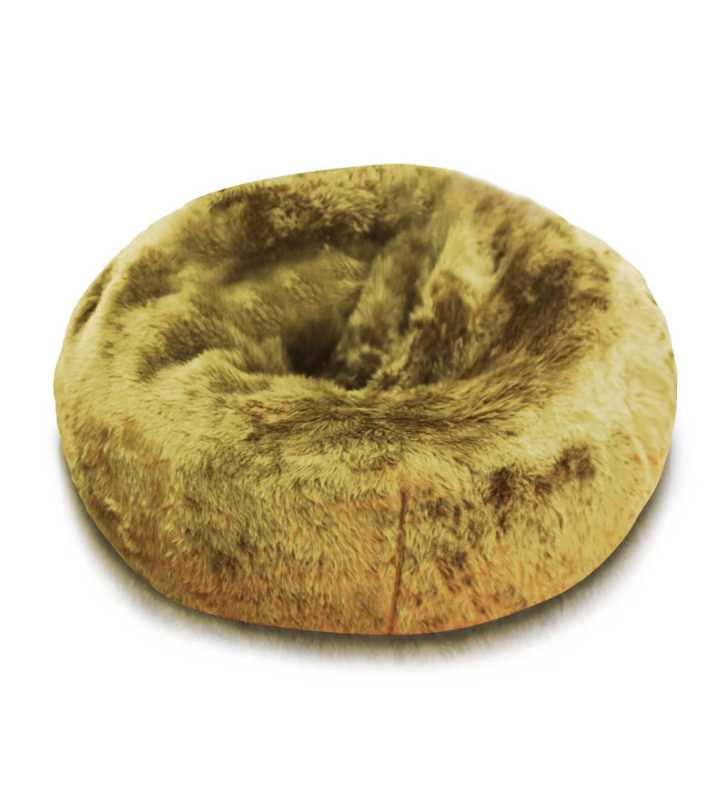 POUF TOUAREG FOURRURE COURT 100*70 cm